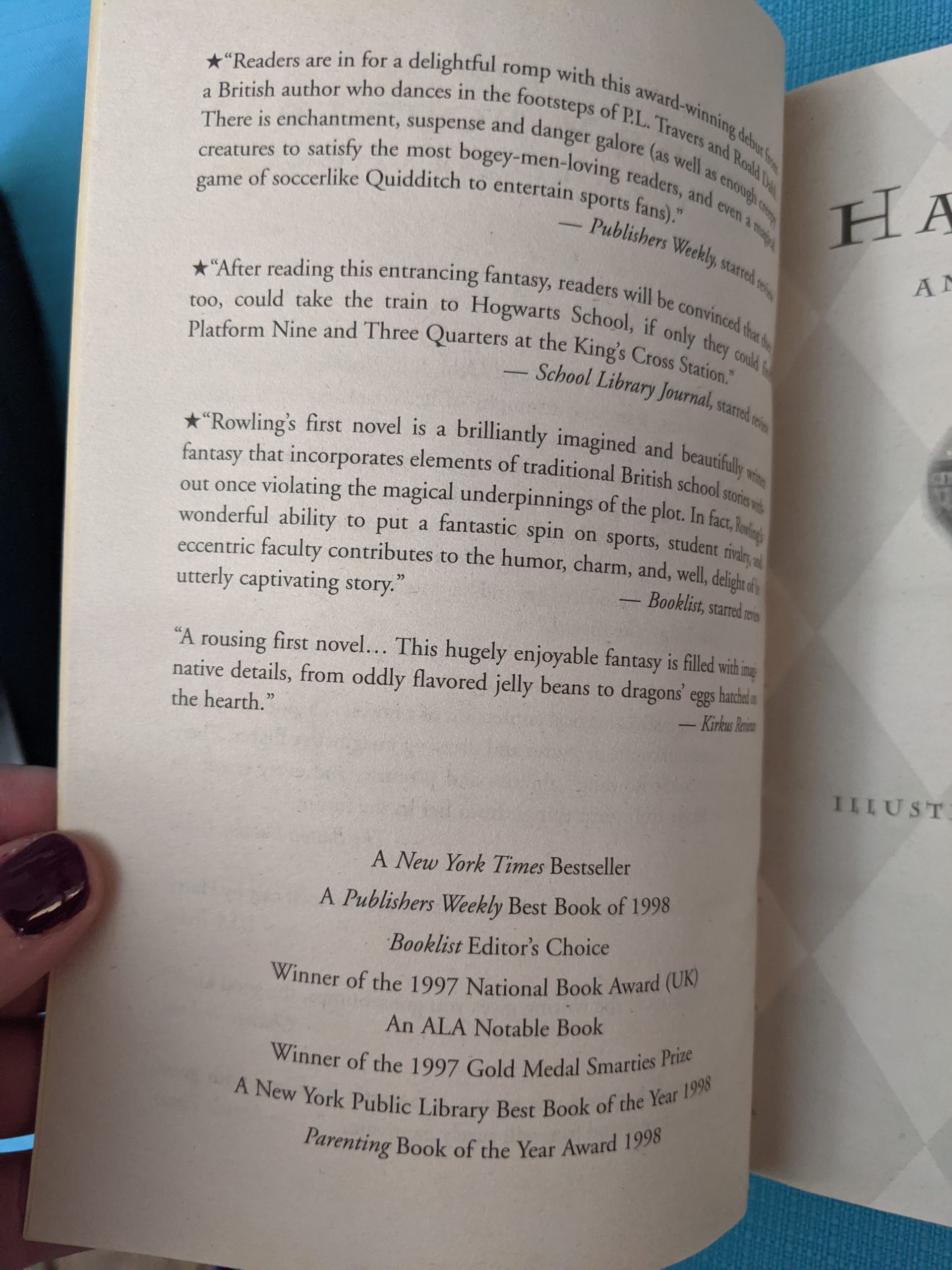 Original- RARE Scholastic Harry Potter Bookmark Set- NEW in