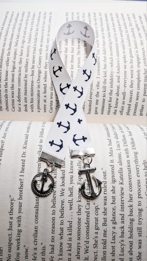 Anchors Ahoy Ribbon Bookmark